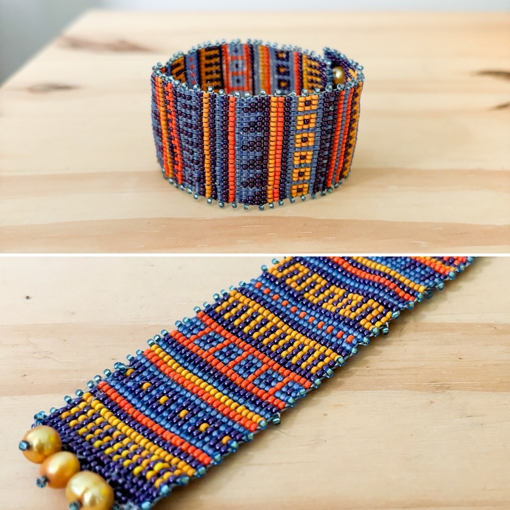 Handmade beaded bracelet